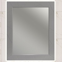Opadiris Зеркало для ванной Луиджи 80 серое матовое